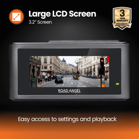 Halo Guardian 2K+ Dual Dash Cam with 3.2" Screen, Parking Mode & Quick Release mounting