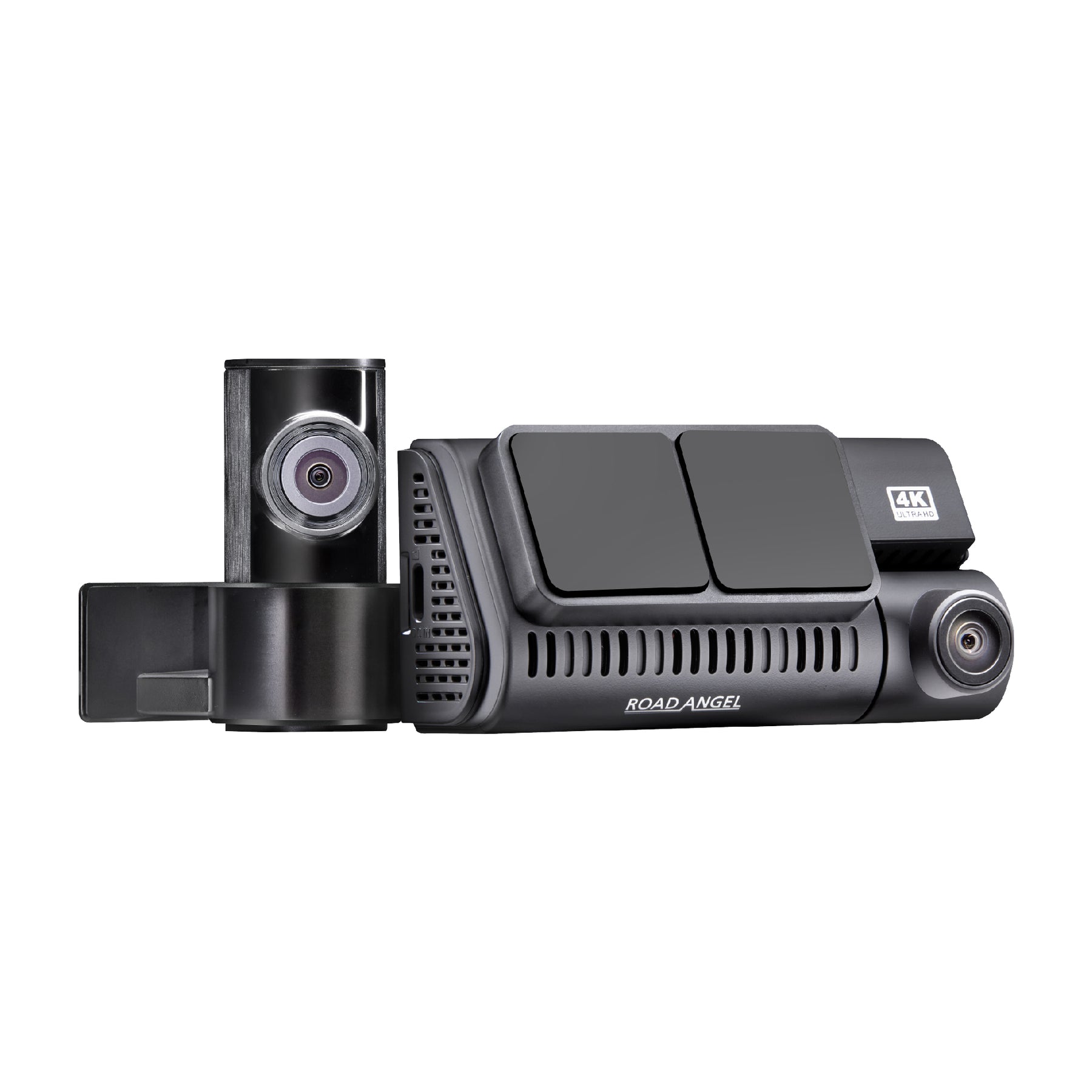 New- Road Angel Halo Play 4K Dual Dash Cam with 3.2" Screen, Parking Mode & Quick Release mounting