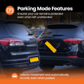 New - Halo Vision 3 4K – 2160p & 1080p Front & Rear Anti-Glare Mirror Dash Cam with integrated 10 inch LCD touchscreen