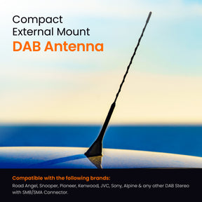 Road Angel RADAB2 Compact Externally Mounted Amplified DAB Antenna